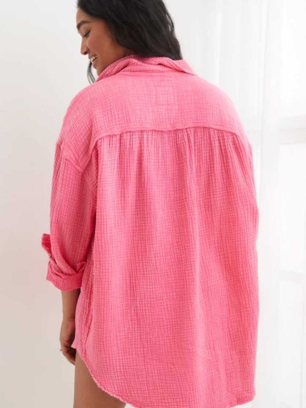 Aerie Gauze Shirt - Picture 2 of 2